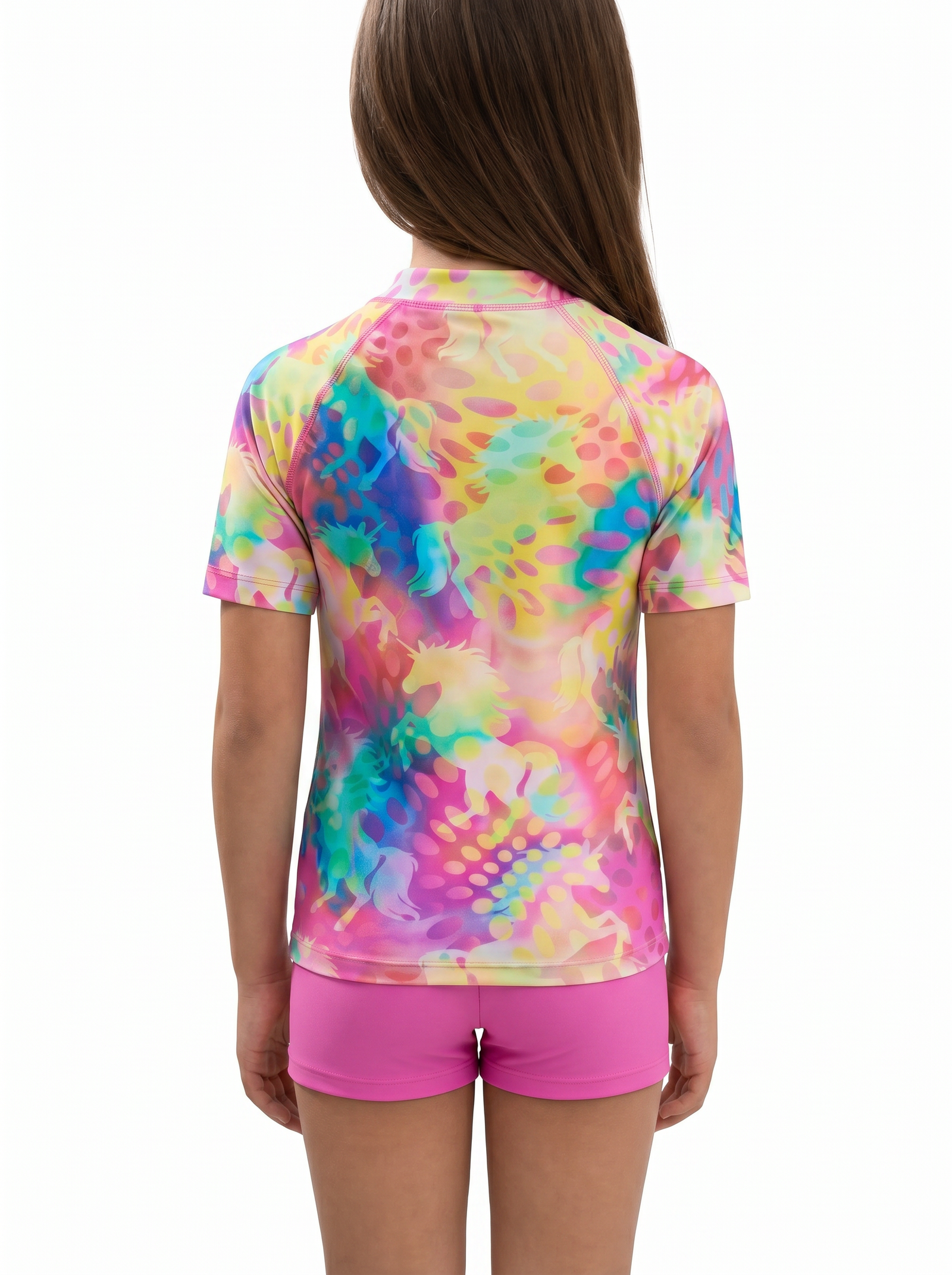 Short-Sleeve Rash Guard and Boyshort Set