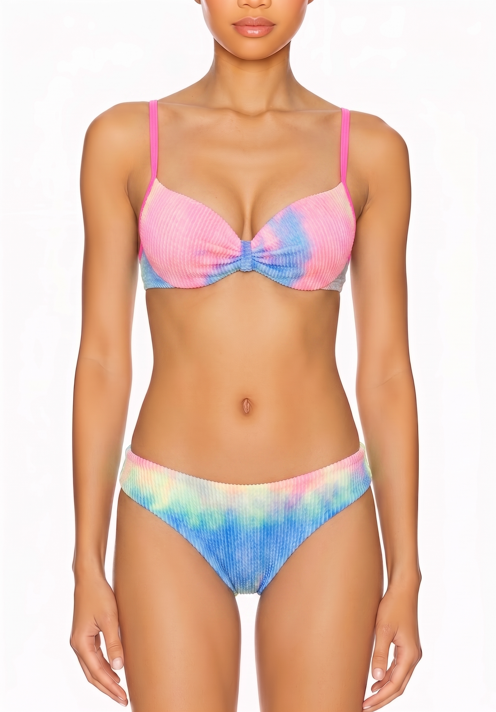 Twist Front Underwire Bikini Set