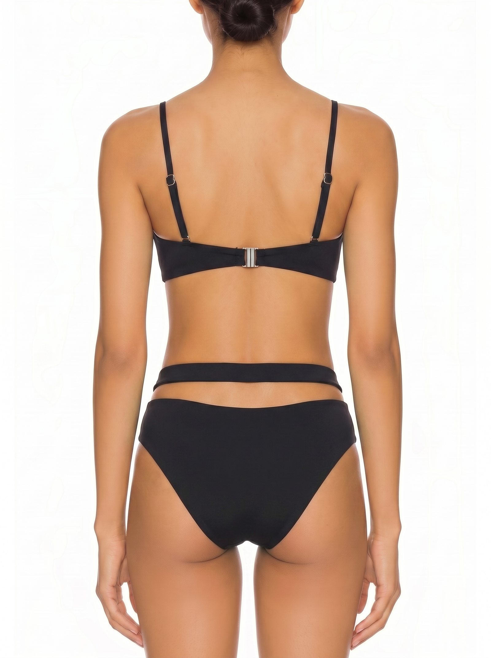 Ring-Detail Underwire Bikini Set