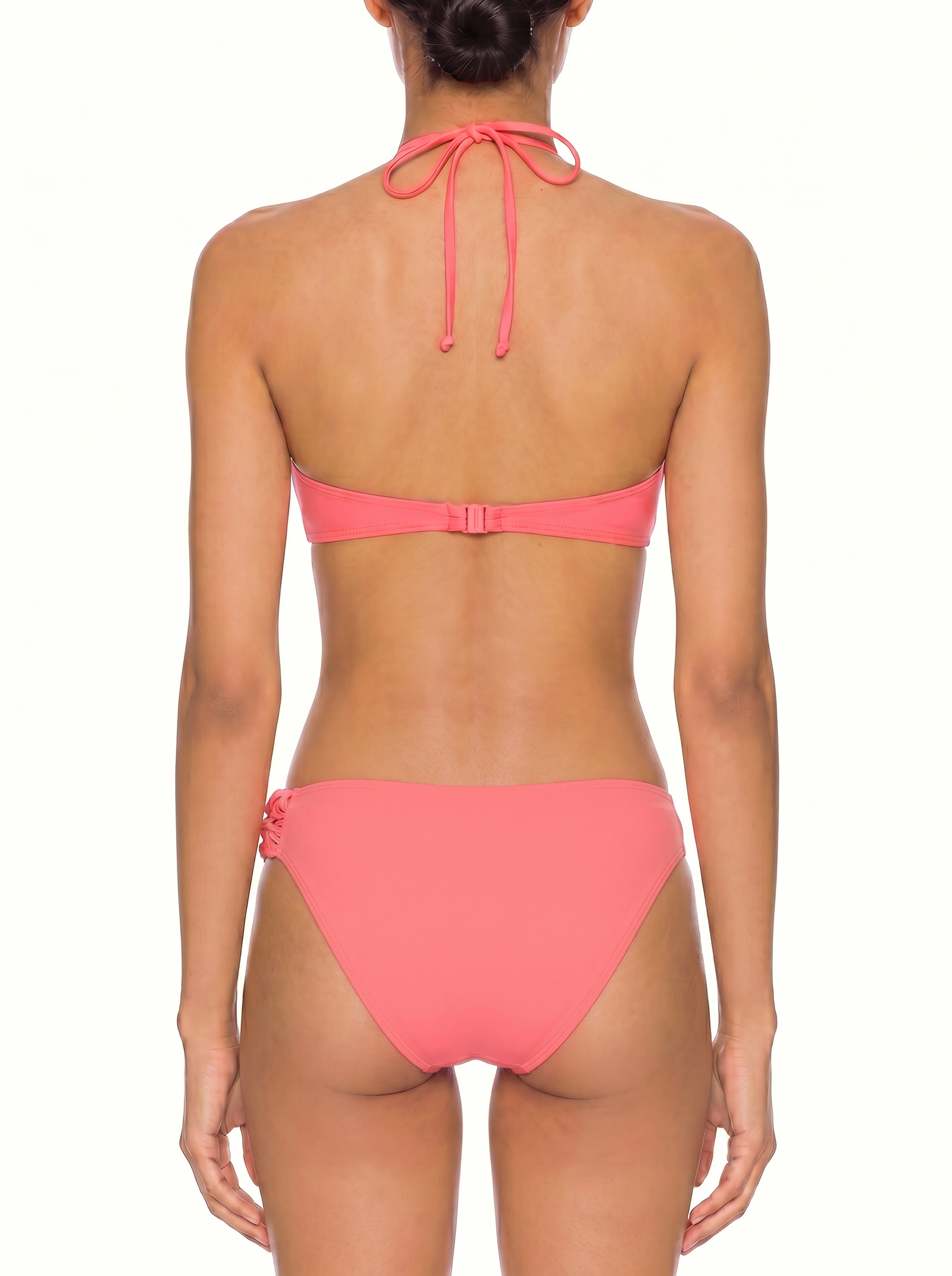 Macrame Halter Bandeau Bikini Set