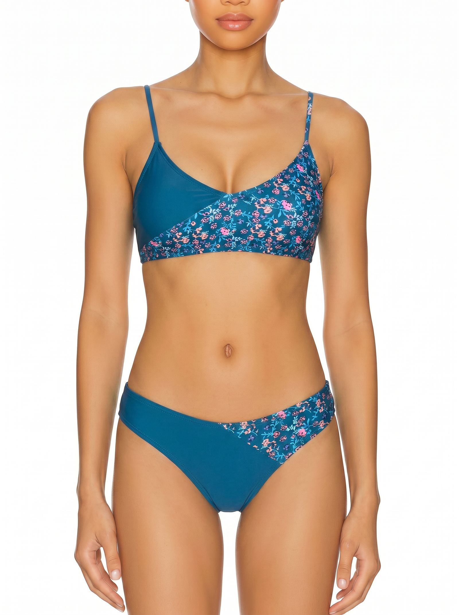 Asymmetric Splice Bikini Set