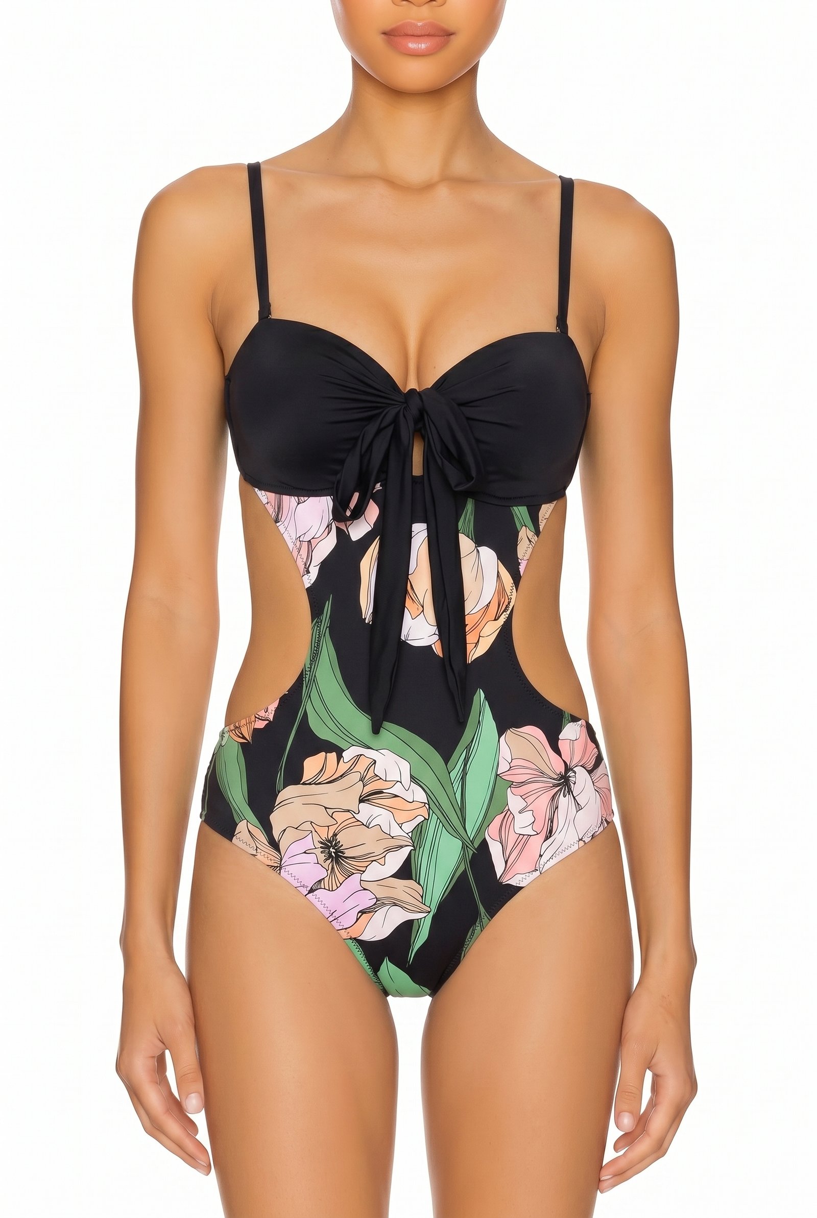 Tie-Front Underwire Monokini