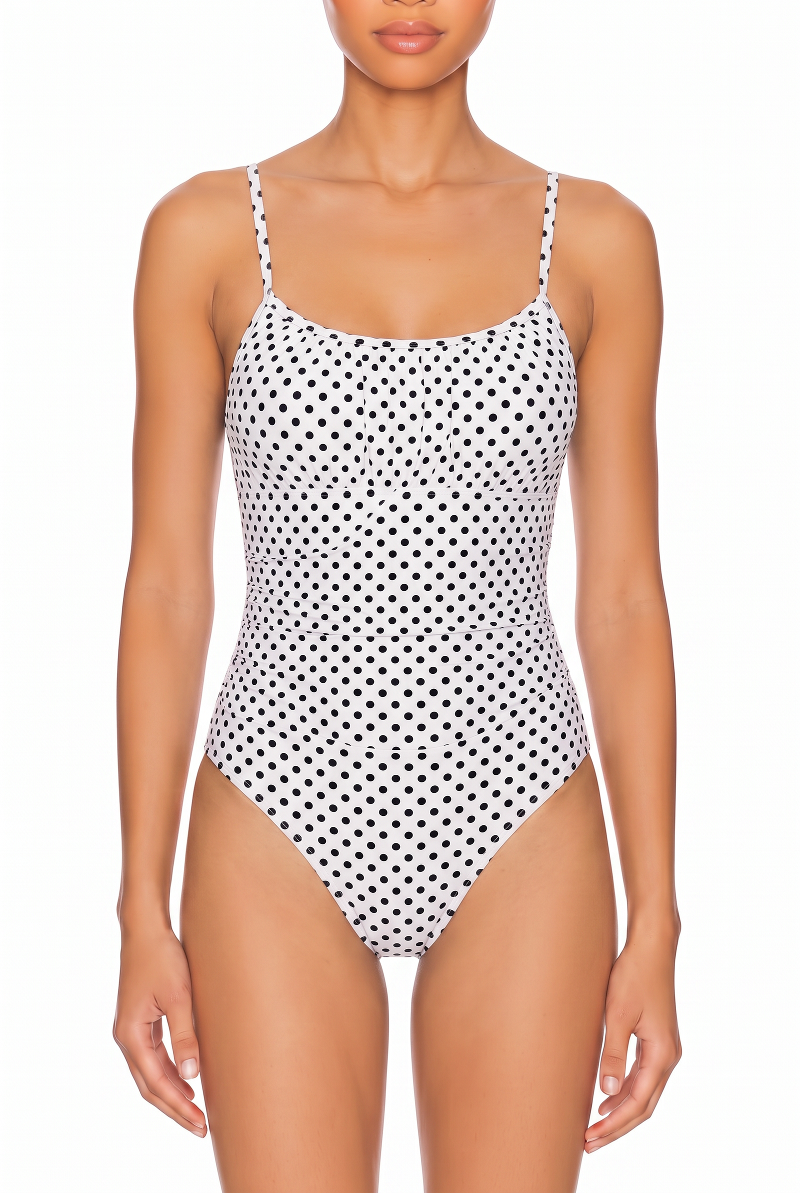 White Black Polka Dots