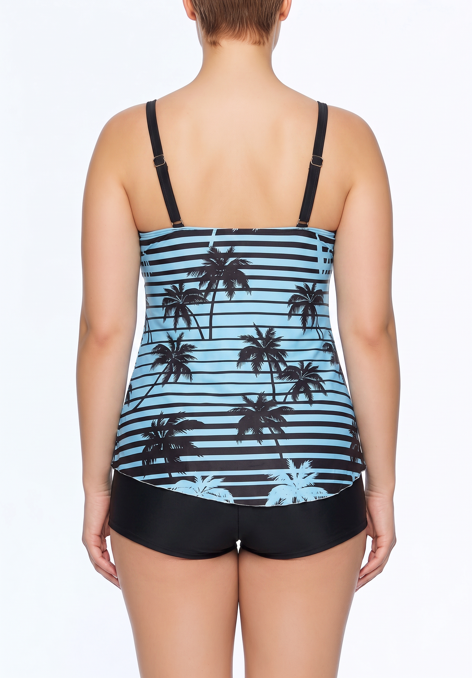 Tankini Top and Boyshort Bottom Set
