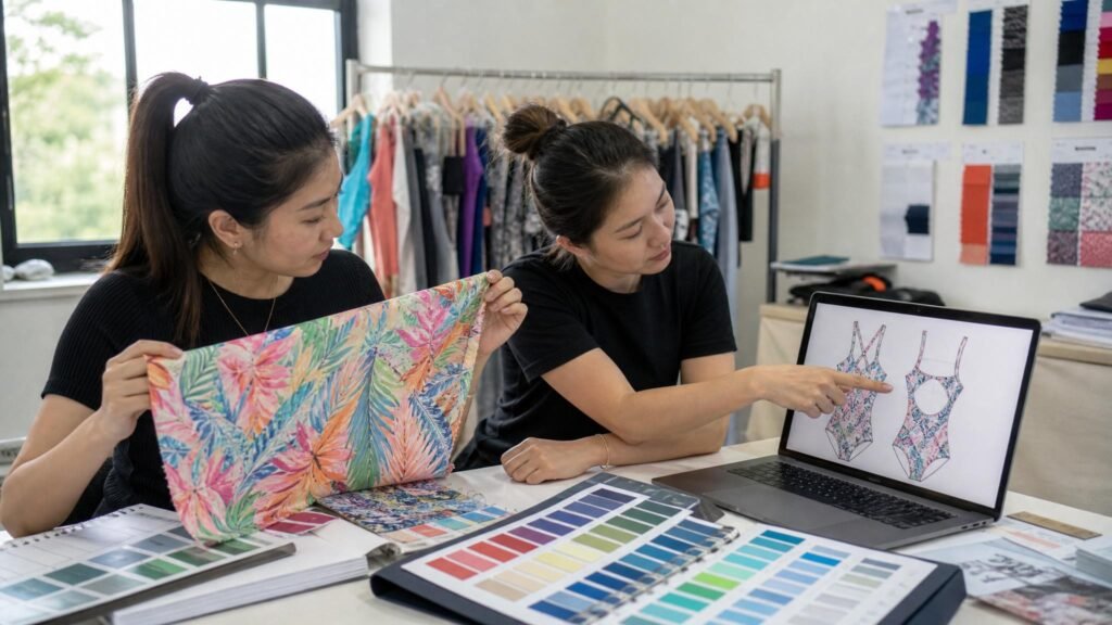 Swimwear Print Production: All-Over vs. Placement Prints and Artwork Preparation Swimwear Print Production: All-Over vs. Placement Prints and Artwork Preparation