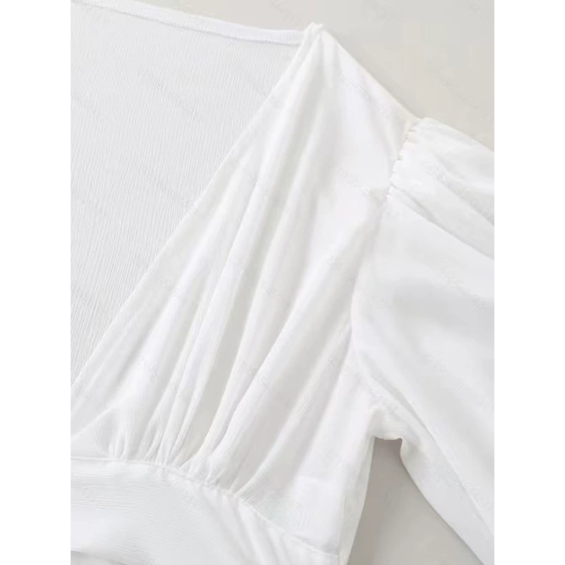 Long Sleeve Wrap Front Swim Cover-Up