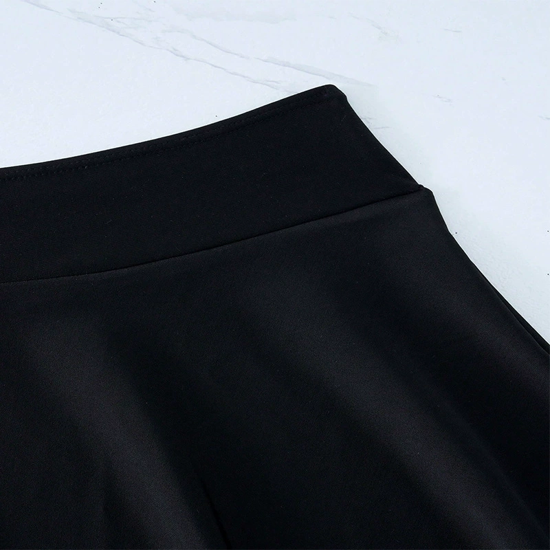 Flared Skirt with Wide Waistband view 3