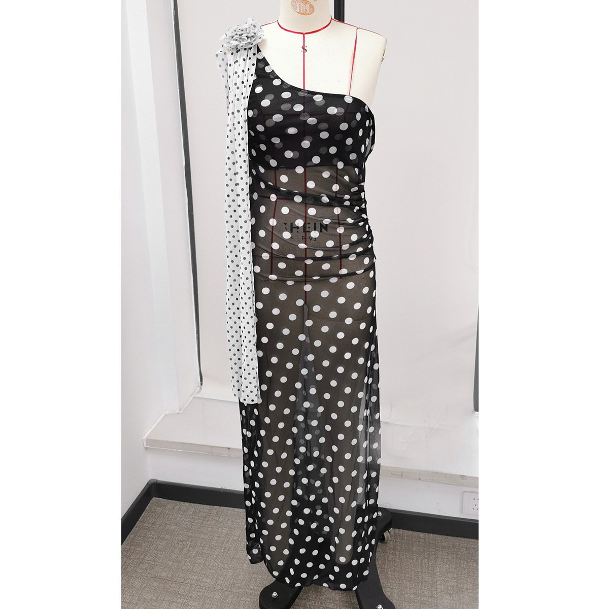 Black Long Dress without Bottoms