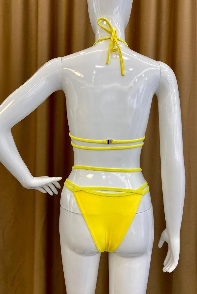 Premium Strappy Halter Bikini Set