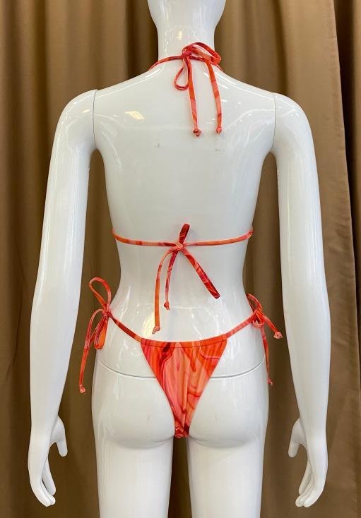 Premium Marbled Halter Bikini Set