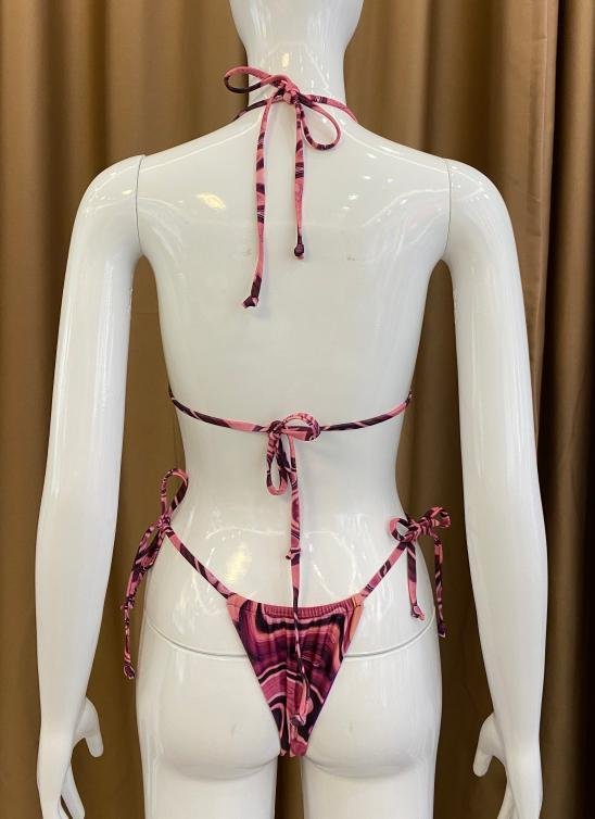 Premium Psychedelic Wave String Bikini