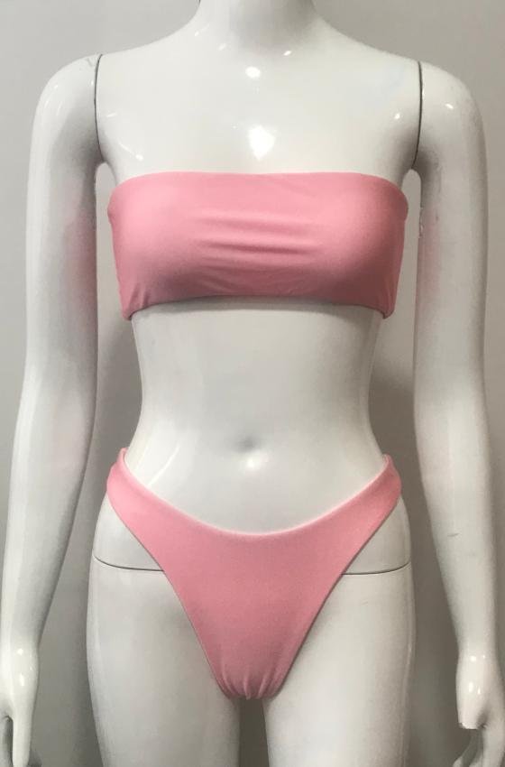 Premium Seamless Bandeau Bikini Set