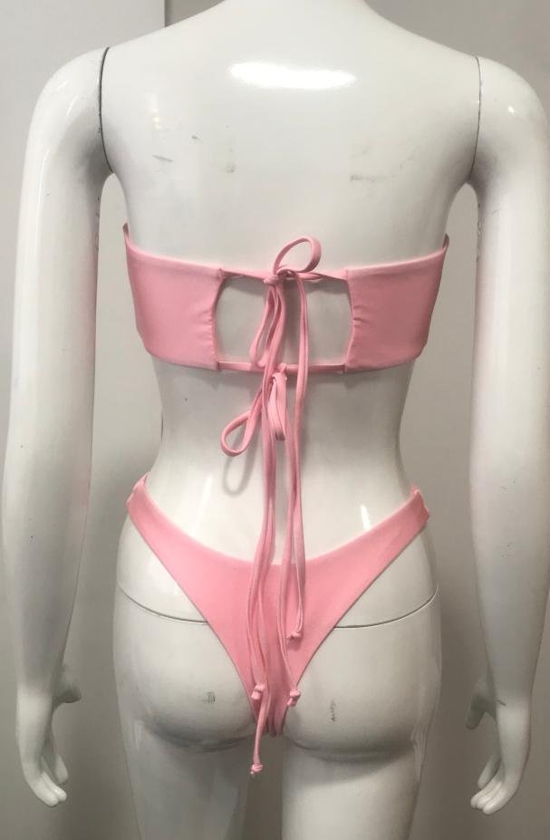 Premium Seamless Bandeau Bikini Set