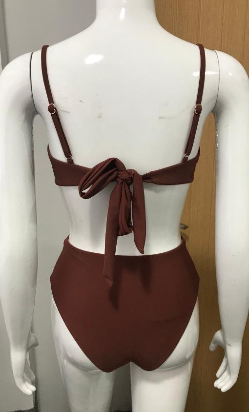 Premium High-Waisted Two-Piece Swimsuit