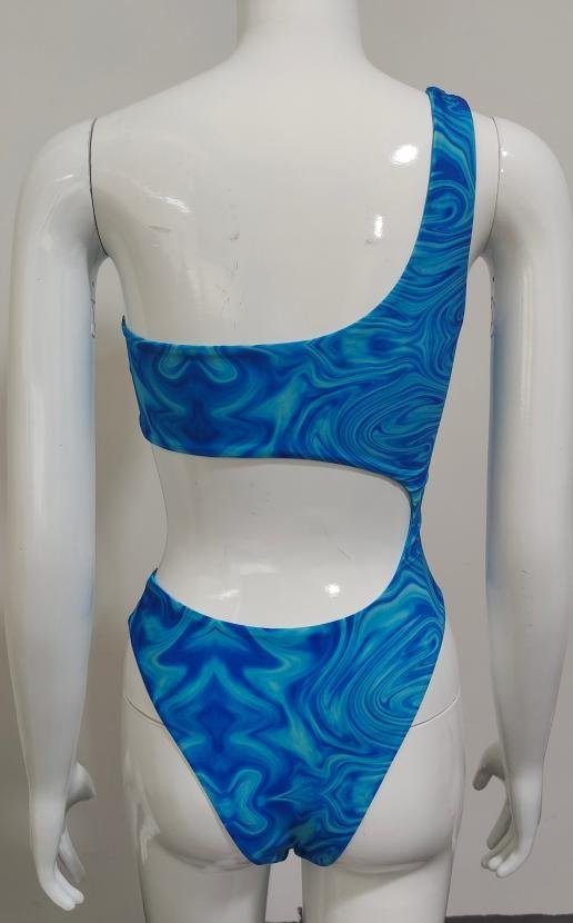 Premium One-Shoulder Asymmetric Cutout Swimsuit