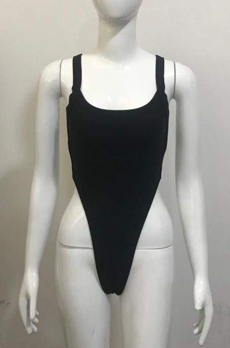 Premium Adjustable Open-Back One-Piece Swimsuit