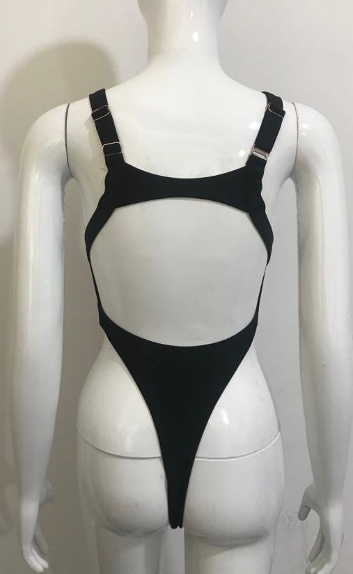 Premium Adjustable Open-Back One-Piece Swimsuit