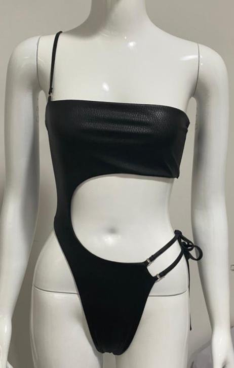 Asymmetric Cutout One-Piece Swimsuit