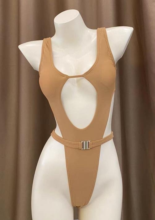 Premium Cutout Monokini with Hardware Detail