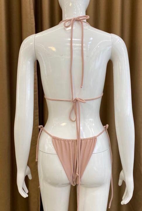 Premium Ruched Halter Bikini Set