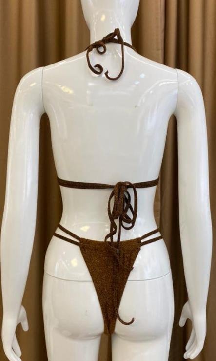 Premium Textured Cut-Out Bikini Set
