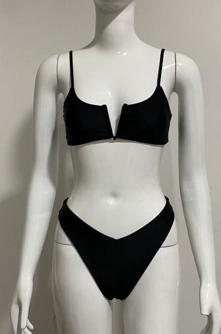 Premium Black Minimalist Bikini Set