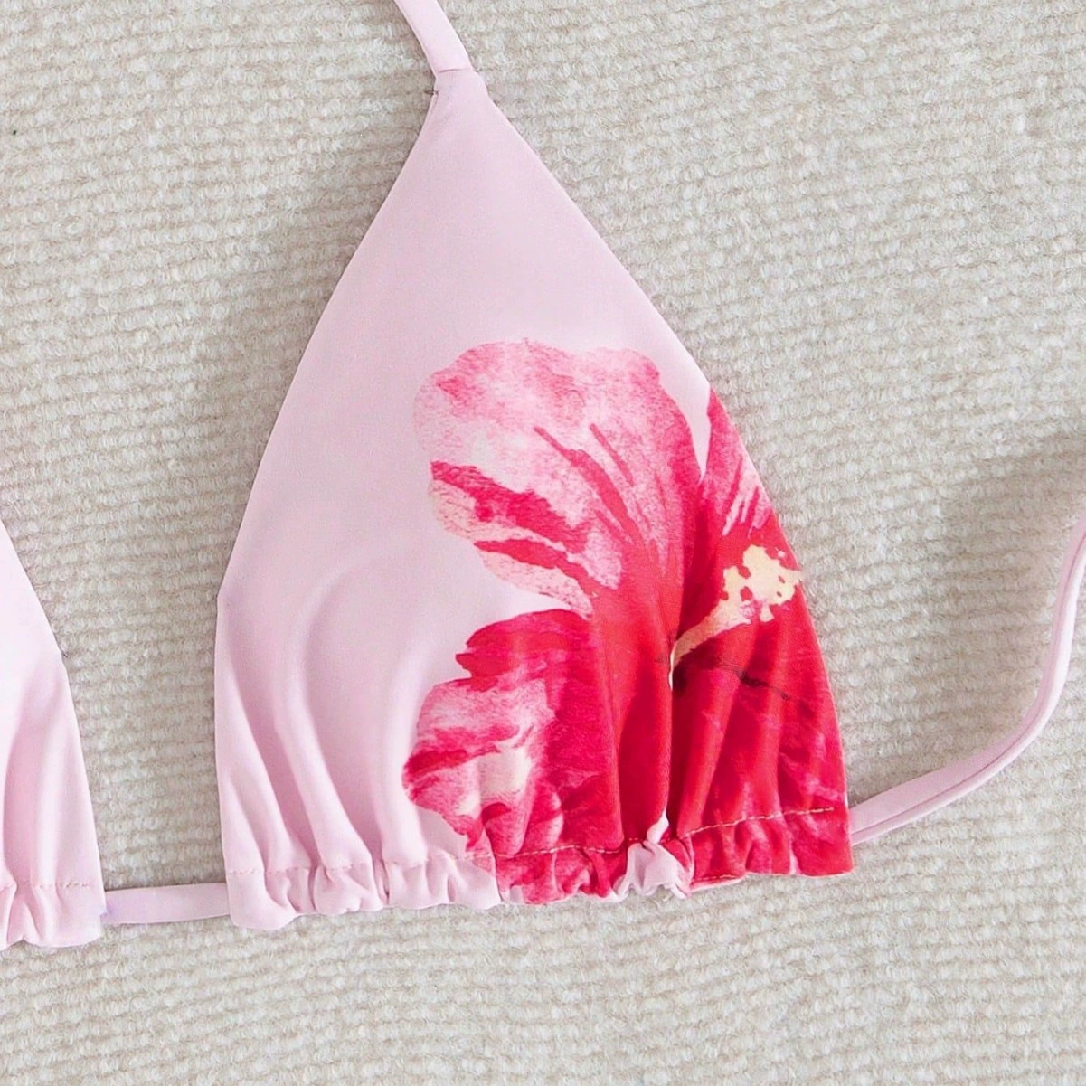Women's Halter Triangle Bikini Two-Piece Set view 4
