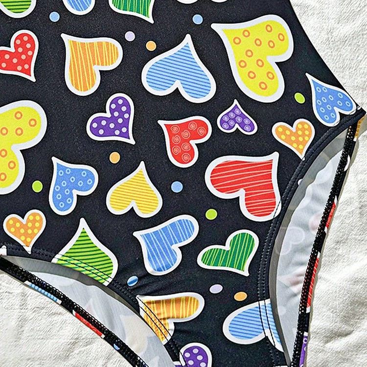 Girls Crisscross Back One-Piece Swimsuit