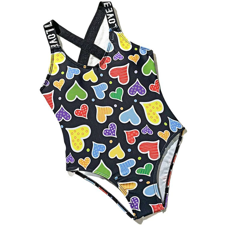 Girls Crisscross Back One-Piece Swimsuit view 5