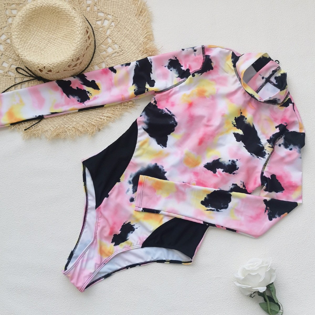 Long Sleeve High Neck Zip-Up Wetsuit