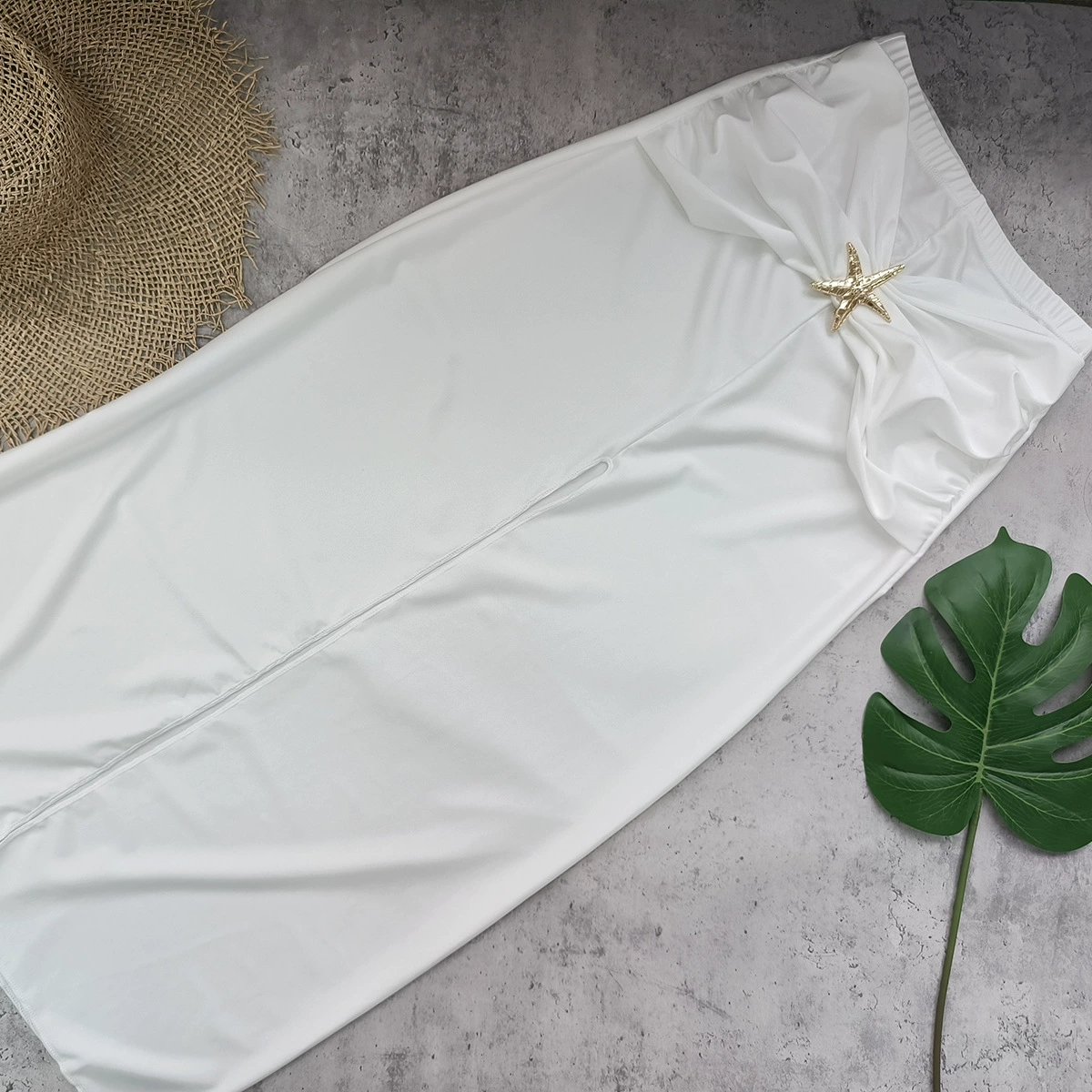 Three-Piece Bandeau Bikini Set with Sarong view 7