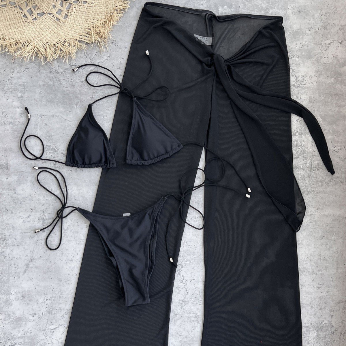 Black three-piece set