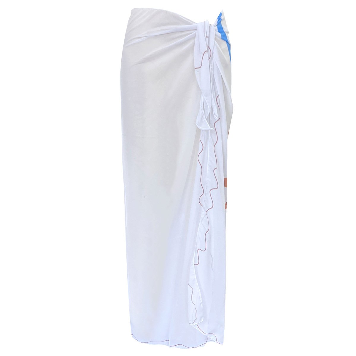 White printed skirt