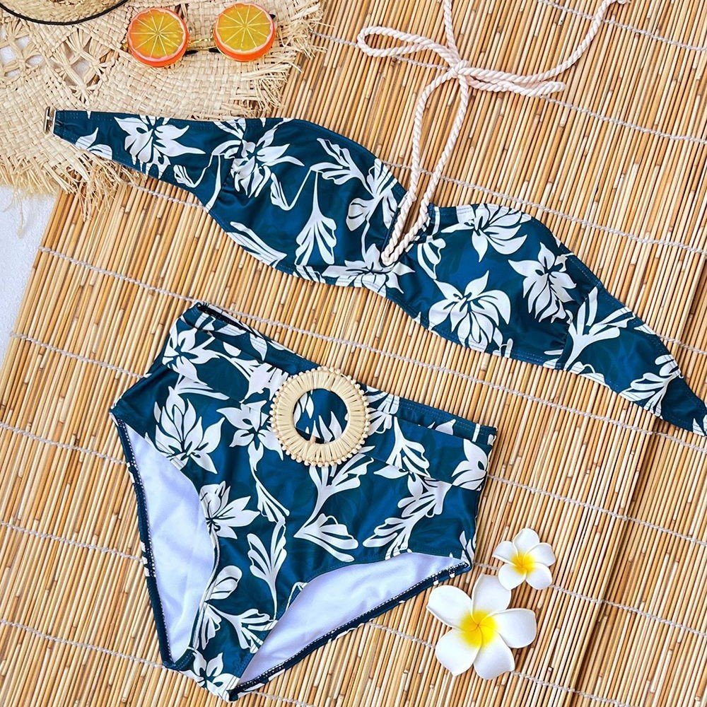 Blue bikini