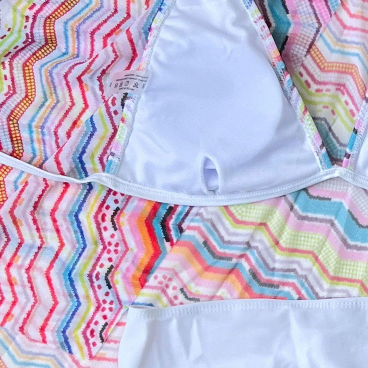 Three-Piece Halter Bikini Set with Long Skirt view 4