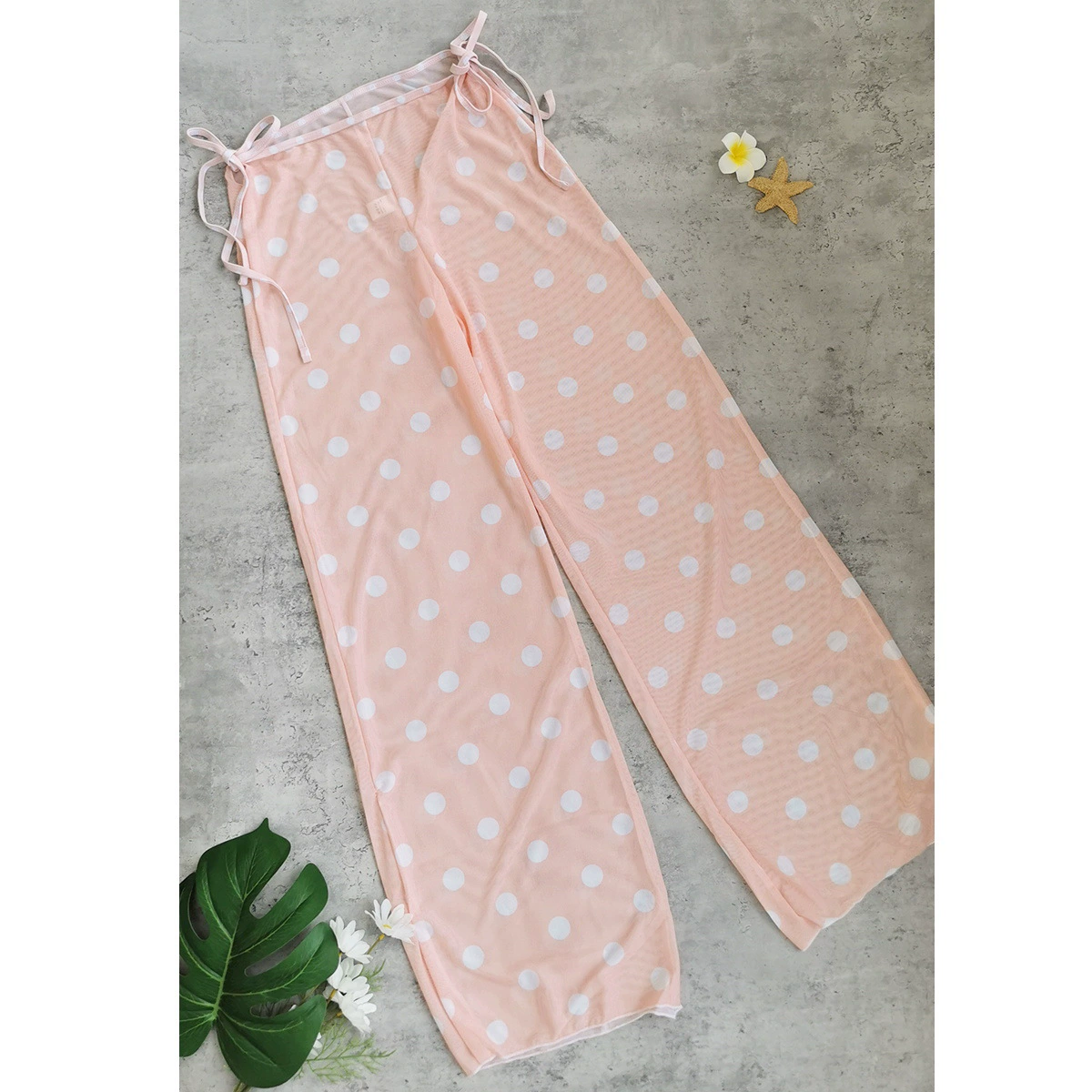 Three-Piece Bikini Set with Cover-Up and Pants view 7