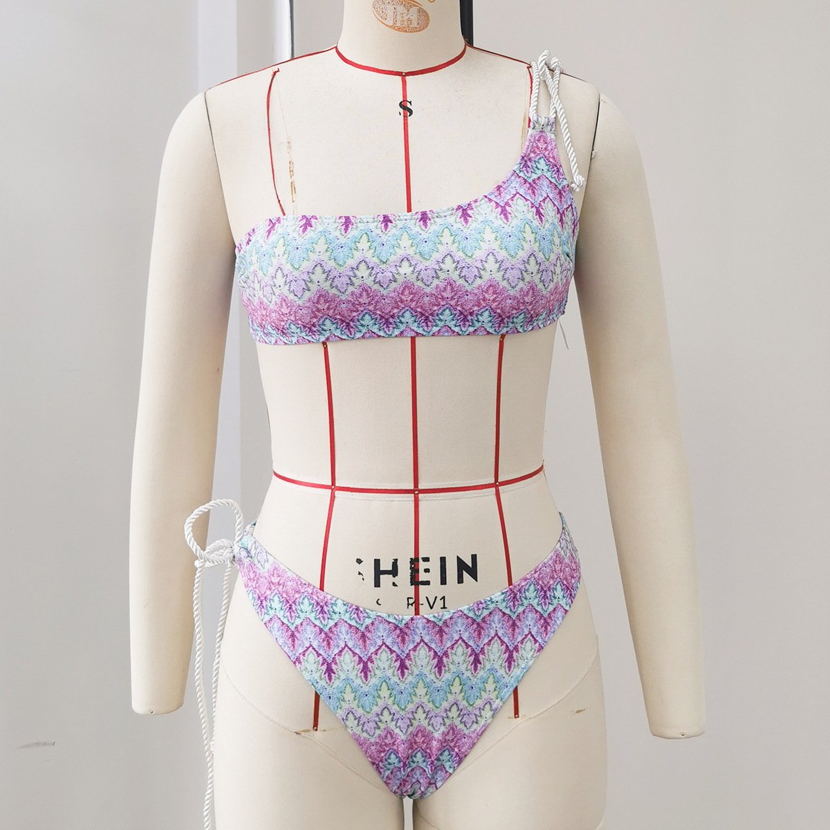 Purple Pattern Bikini