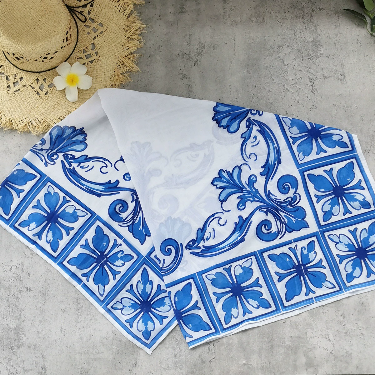 Women's Three-Piece Bikini Set with Triangle Top and Sarong view 6