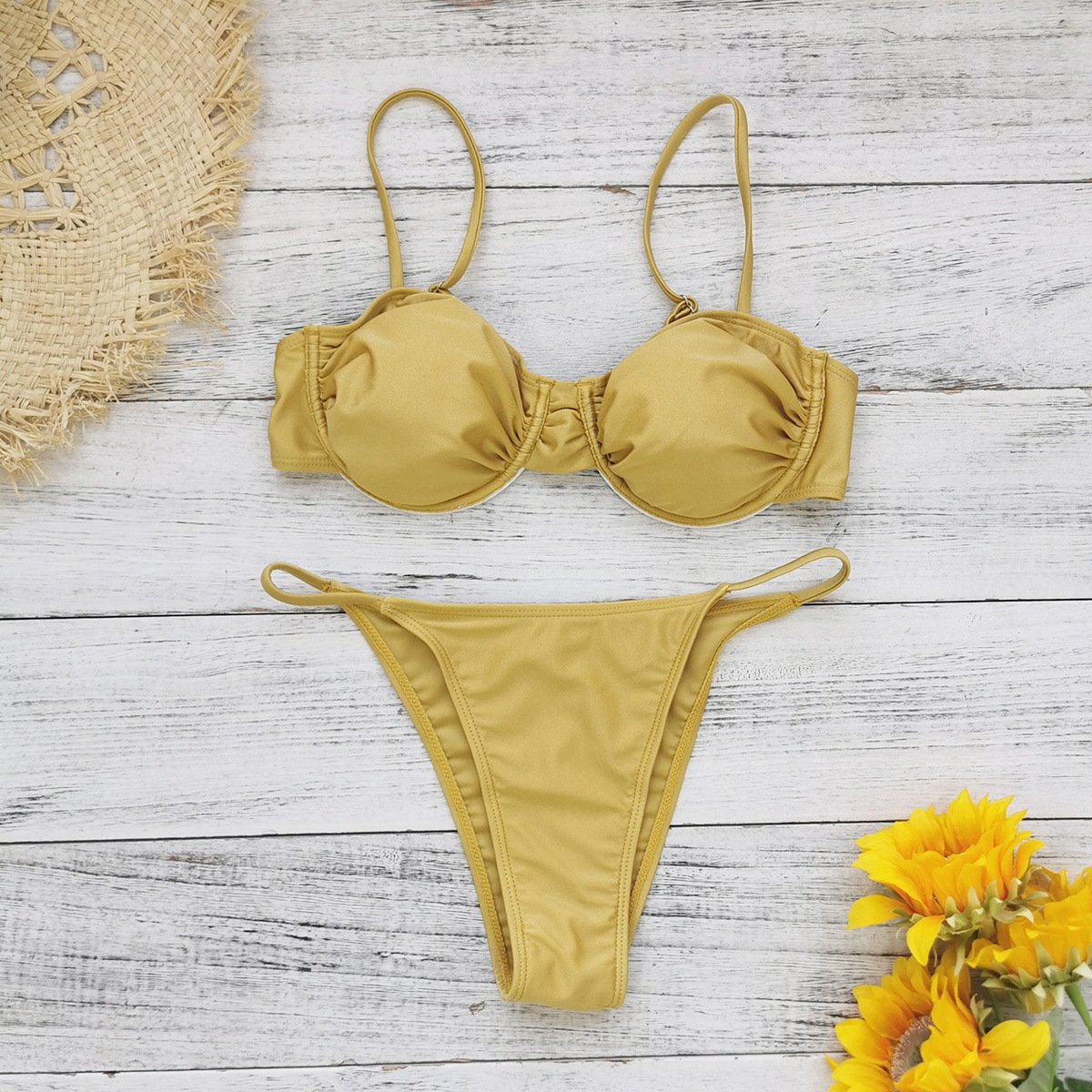 Gold bikini