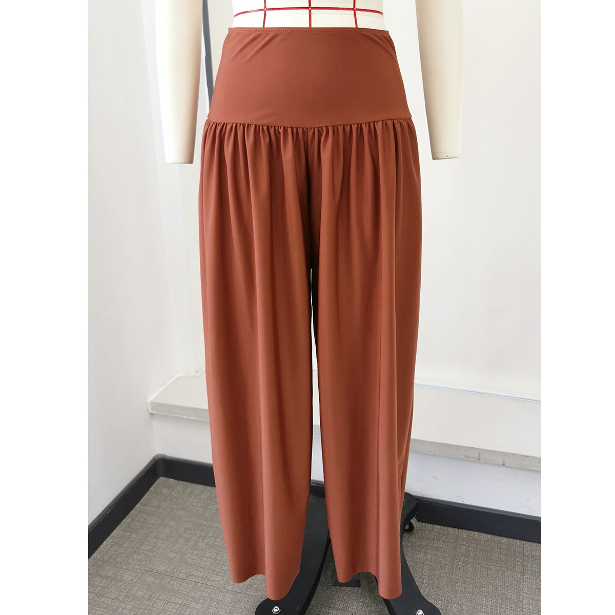 Triangle Bikini Set with High-Waisted Wide-Leg Pants view 6