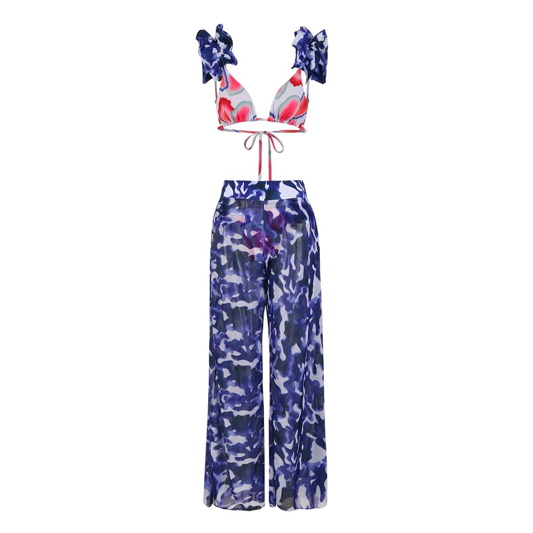 Purple Printed Set