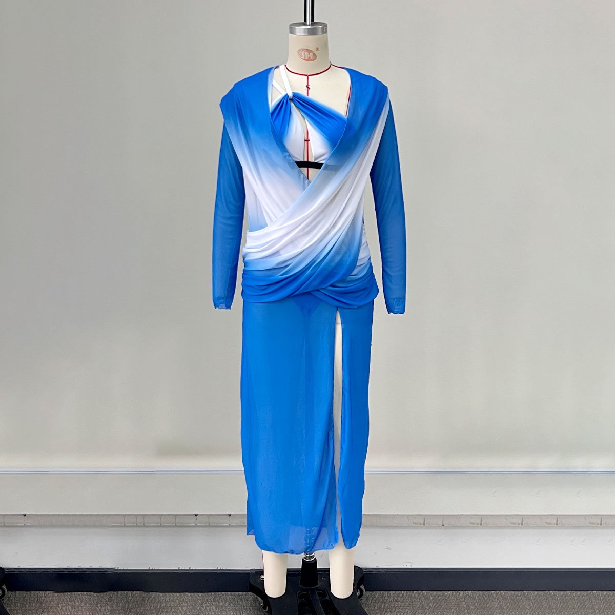 Blue three-piece set