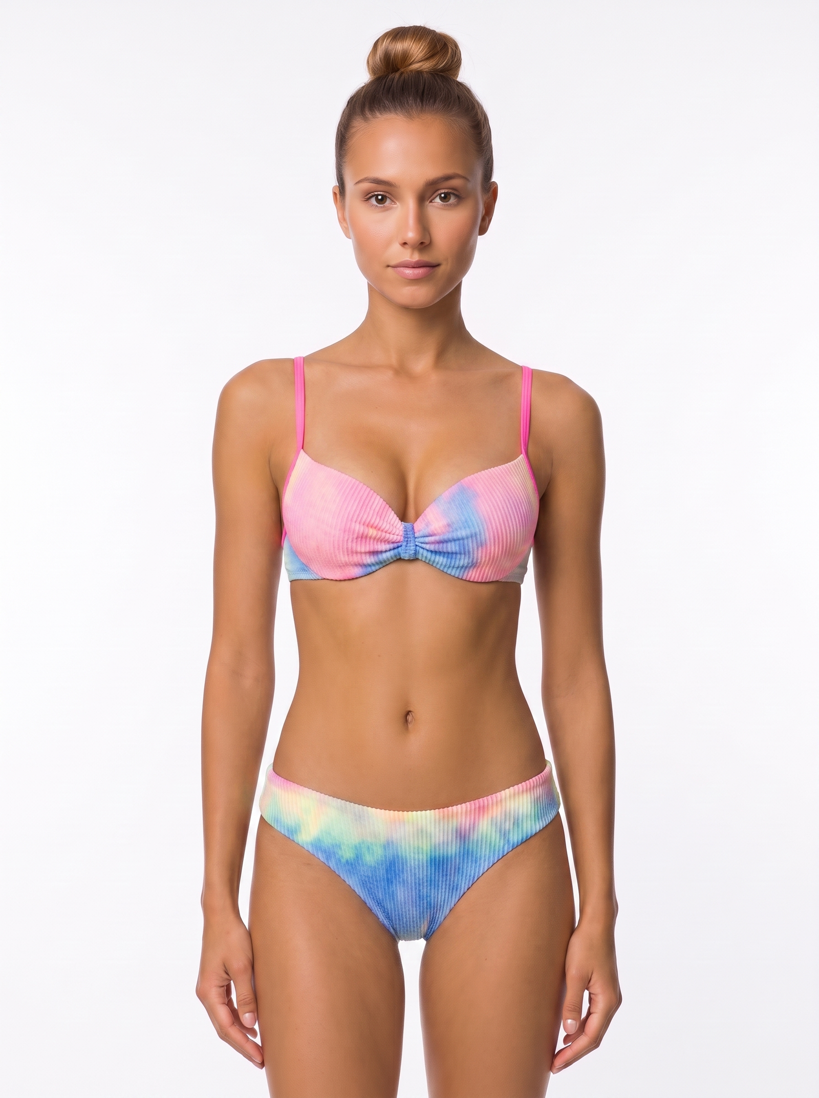 Twist Front Underwire Bikini Set