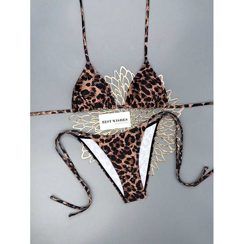 Tie-Strap Triangle Bikini Set