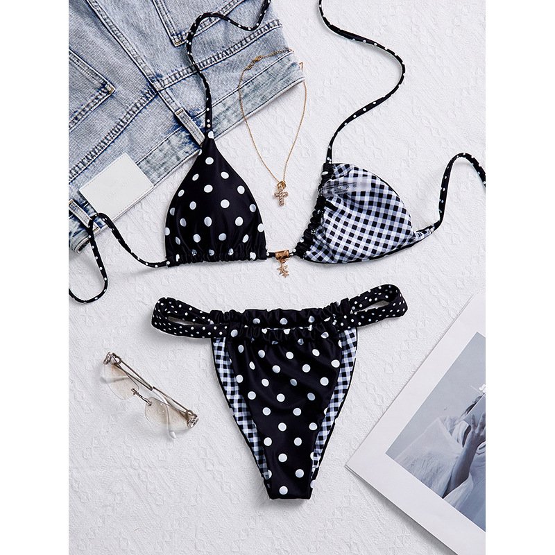 Reversible Triangle String Bikini Set