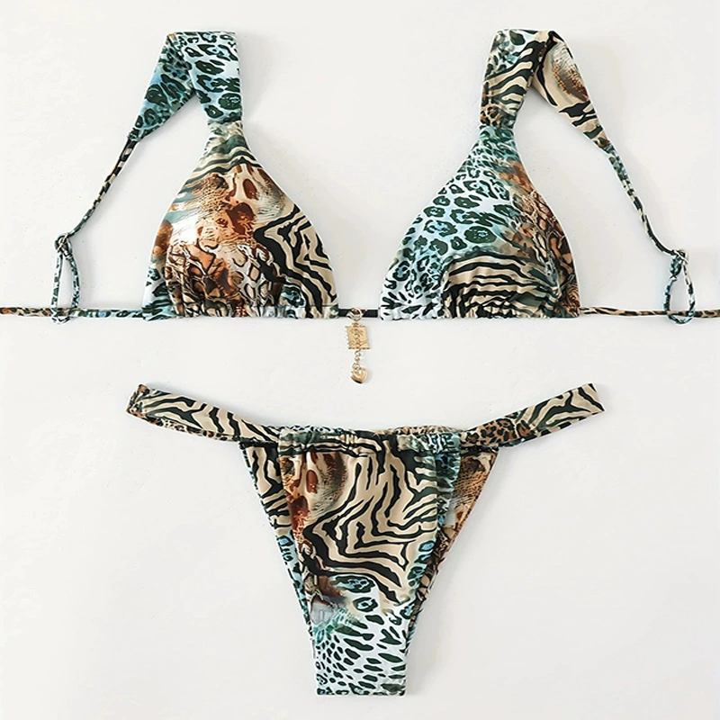 Women’s Adjustable Tie Triangle Bikini Set
