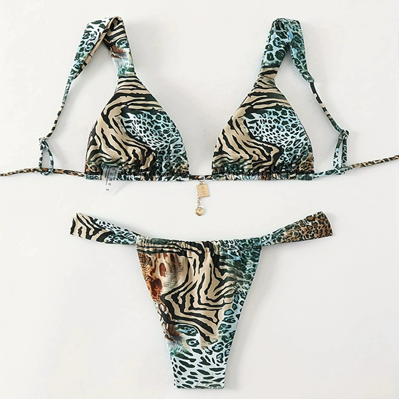 Women’s Adjustable Tie Triangle Bikini Set