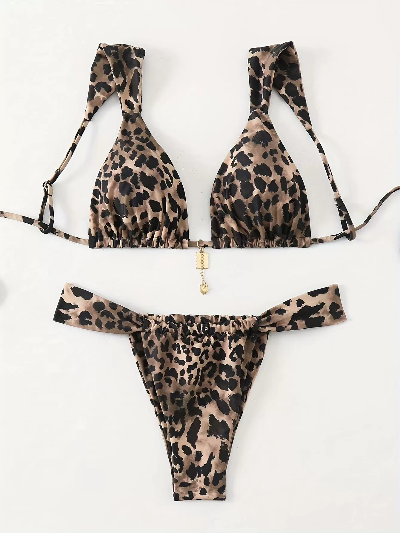 Women's Adjustable Tie Triangle Bikini Set view 7
