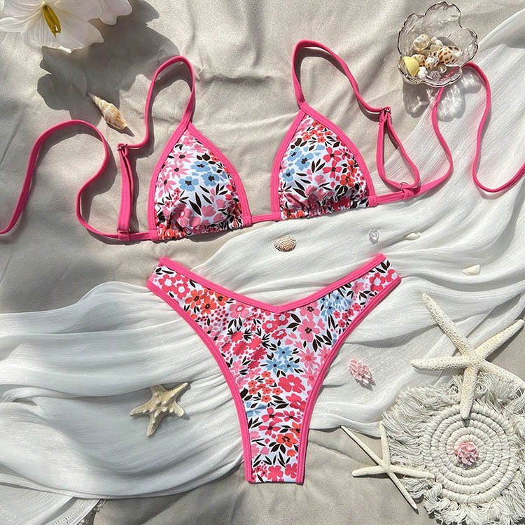 Pink Small Floral Print