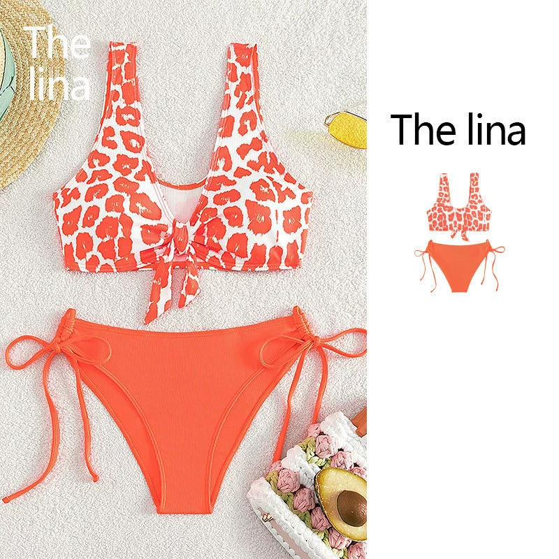 Women’s Tie-Front Bikini Set with Side-Tie Bottoms